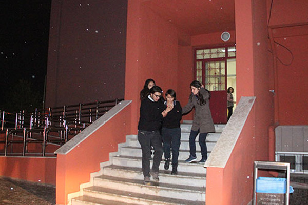 Kız yurdunda yangın