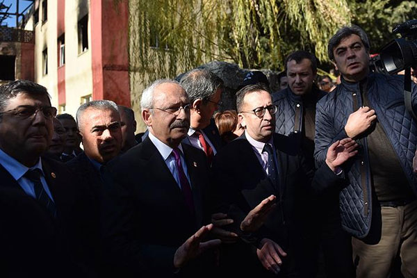 CHP Genel Başkanı Kılıçdaroğlu Aladağ'da