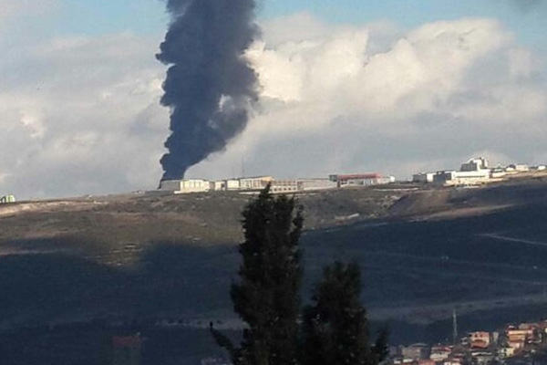 Fabrikada büyük yangın!