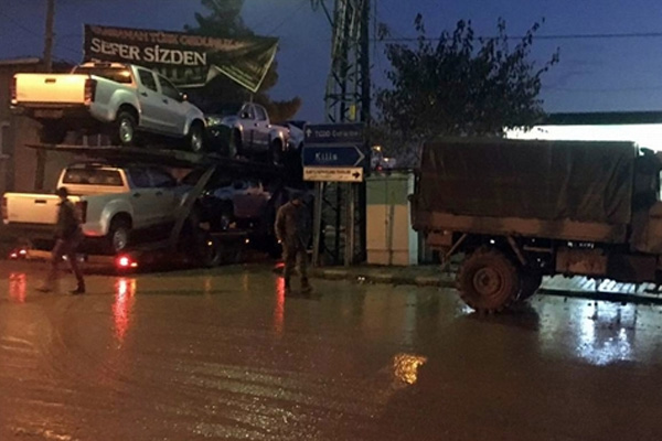 Türkiye'den ÖSO'ya arazi araçları