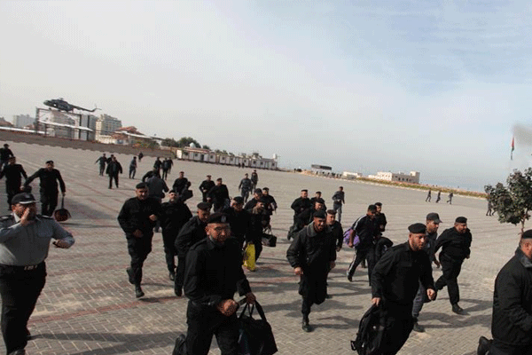 Gazze'de askeri tatbikat düzenlendi