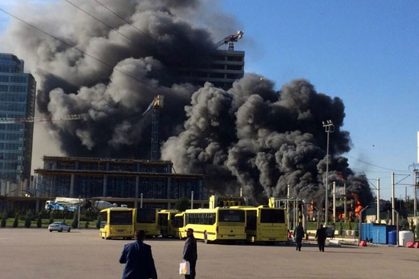 Bursa'daki yangın metro seferlerini durdurdu