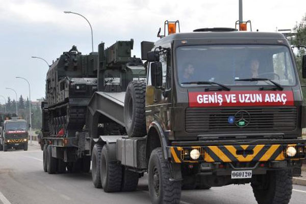 Suriye sınırına Fırtına sevkiyatı