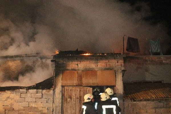 Konya’da korkutan yangın