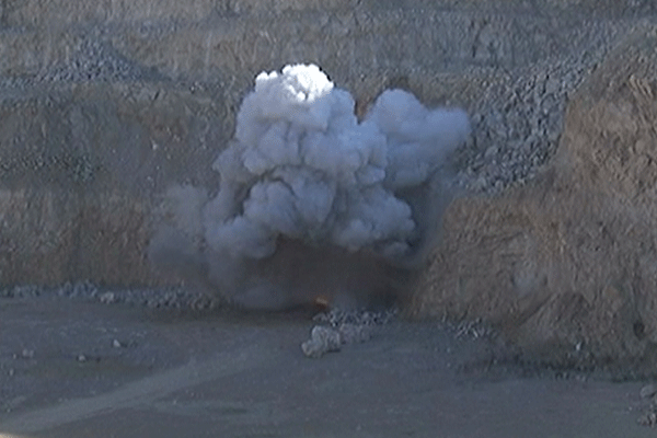 Adana'da ele geçirilen bomba imha edildi