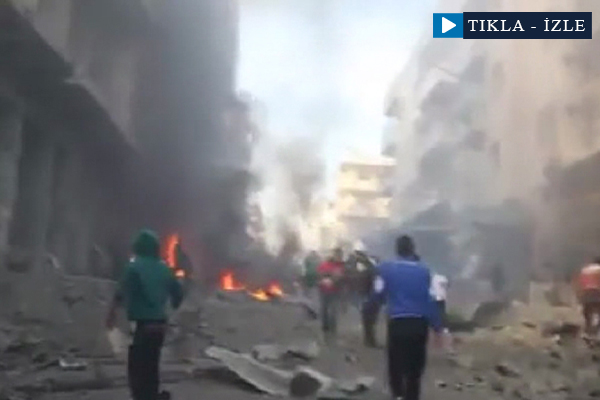 Halep’ten kan donduran görüntüler