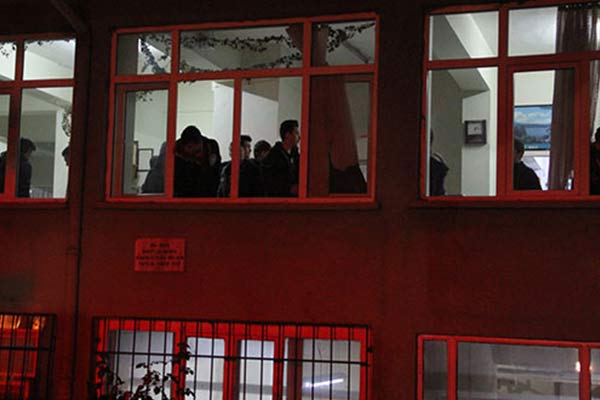 Öğrenci yurdunda yangın