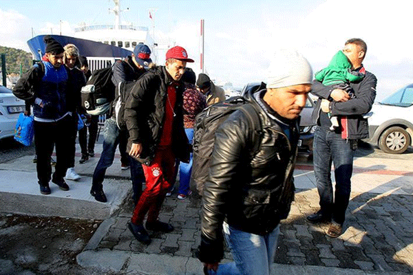 115 göçmen yakalandı