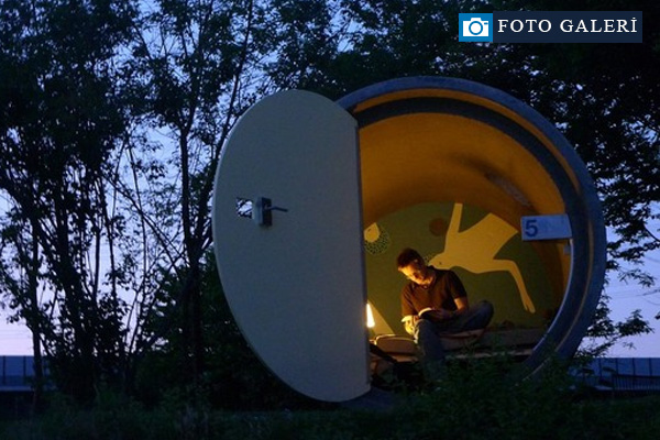 Kanalizasyon borusundan otel yaptılar!