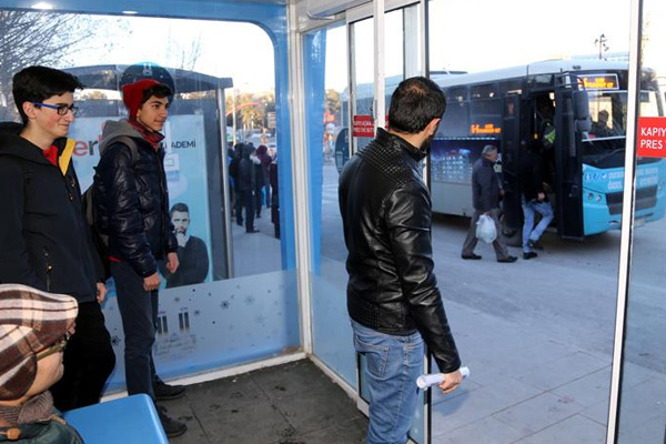 Erzurumlular klimalı duraklardan memnun