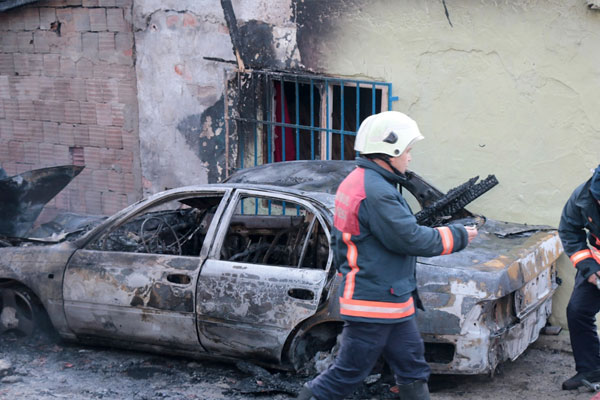 Ümraniye'de yangın