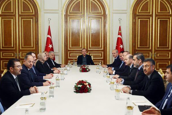 Kritik toplantı sona erdi