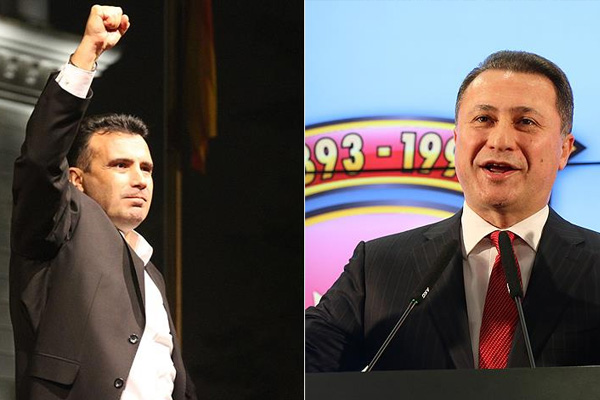 Makedonya'da iki lider de 'zafer' ilan etti