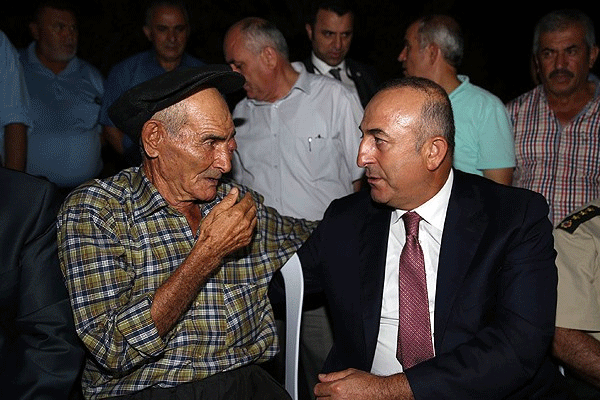 Çavuşoğlu'ndan asker ailesine ifade