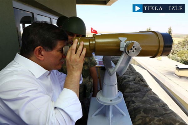 Davutoğlu ve Genelkurmay Başkanı sınırda