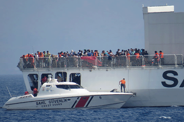 Çanakkale'de 200 mülteci yakalandı