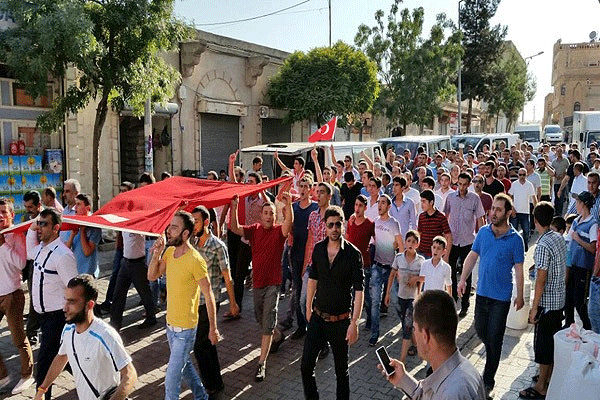 Midyat'ta tepki yürüyüşü