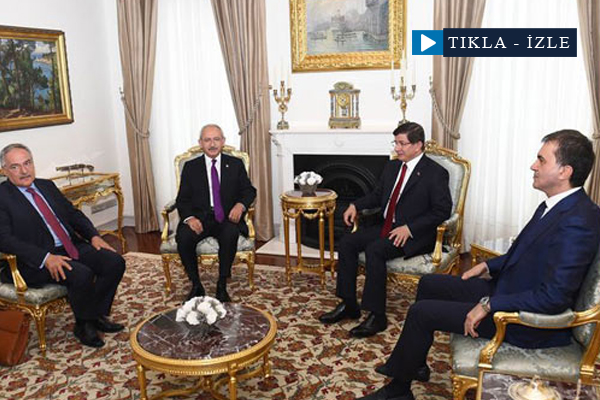 AK Parti - CHP koalisyon görüşmesi sona erdi