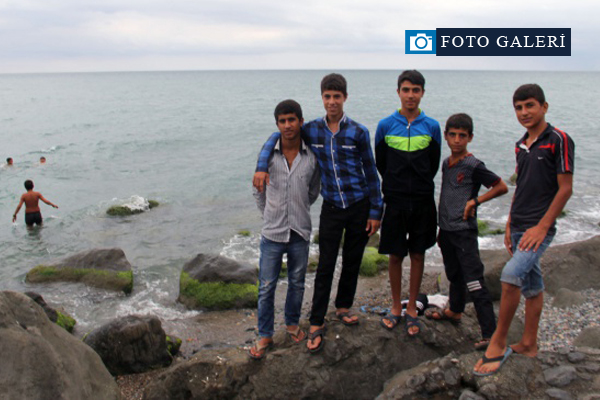 İlk defa denizi gören çocuklar
