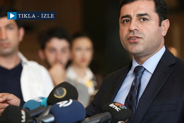 Demirtaş: 'Silahların susmasını istiyoruz'