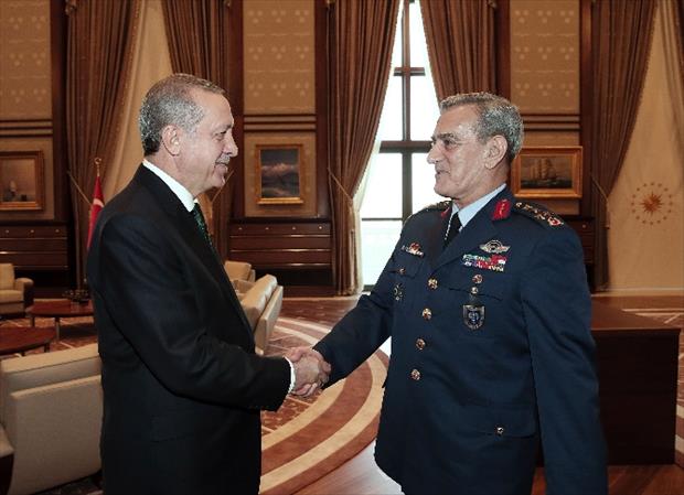 Komutanlardan Erdoğan’a veda