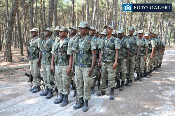 Somalili astsubaylar Balıkesir'de eğitiliyor