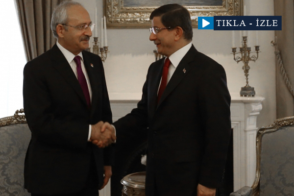Davutoğlu-Kılıçdaroğlu görüşmesi başladı