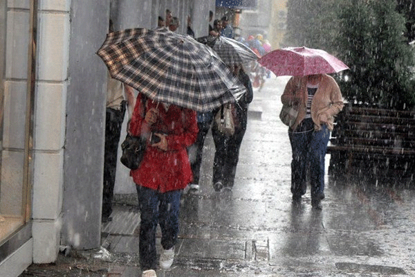 Meteoroloji'den  'kuvvetli yağış' uyarısı