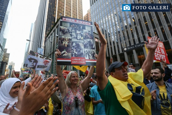 Rabia katliamı New York'ta protesto edildi