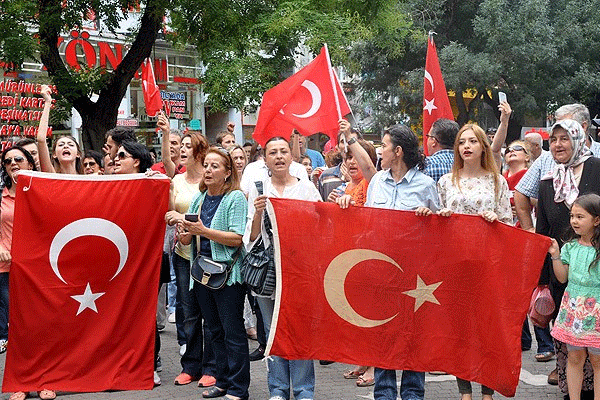 Türkiye'de saldırı protestosu