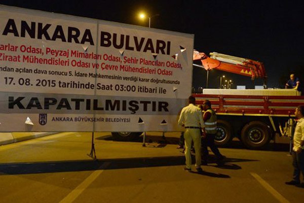 Ankara Bulvarı trafiğe açıldı