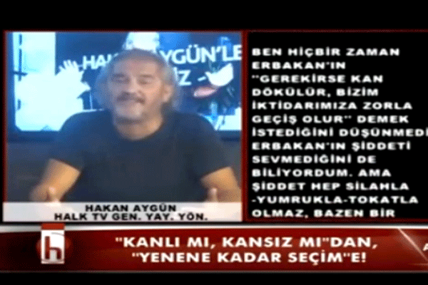 Canlı yayında Erdoğan'a sert sözler