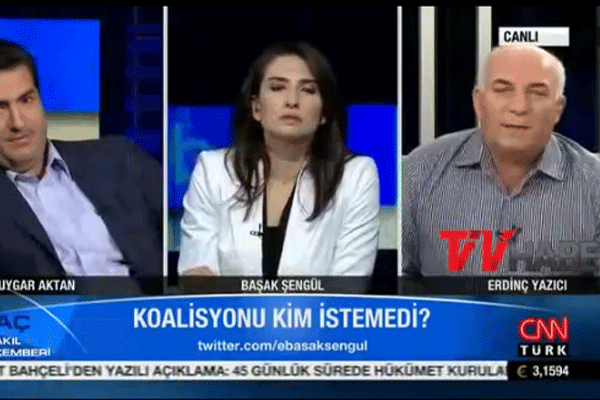 Canlı yayında seçim kavgası