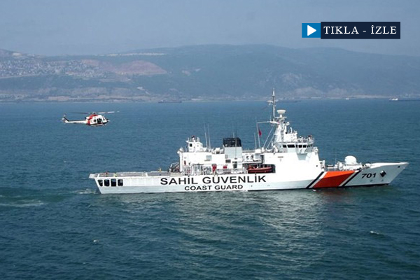 Bodrum'da kaçak teknesi battı