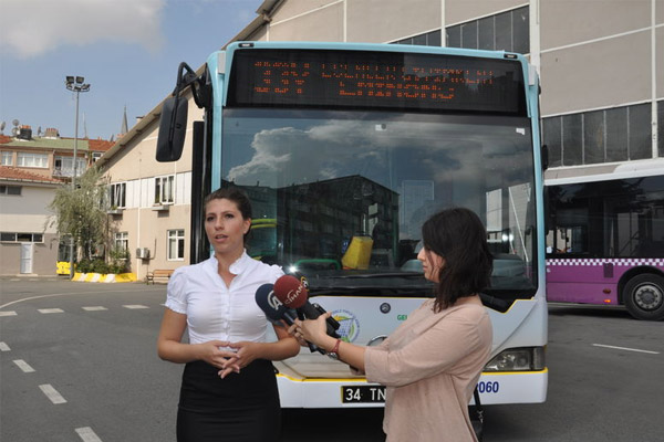Güneş panelli otobüs sefere başlıyor