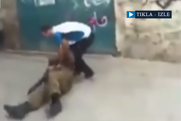 İsrailli askeri böyle yere serdi