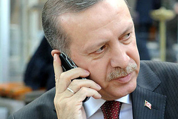 Erdoğan'dan başsağlığı telefonu