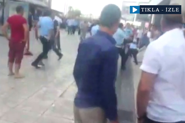 Otogarda sopalı-bıçaklı kavga