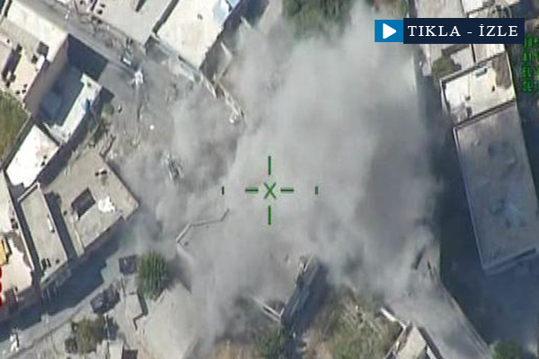 Silvan operasyonu görüntülendi: Sürünerek kaçtılar