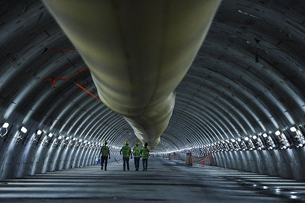 Avrasya Tüneli'nde kazı çalışmaları tamamlanıyor