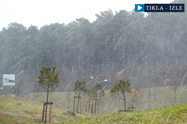 İstanbul’da kar yağışı başladı