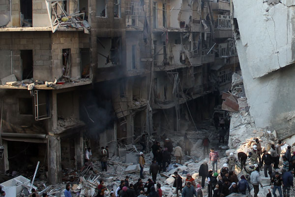 Halep'te tahliye engelleniyor!