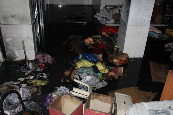 Samsun’da yurt yangını