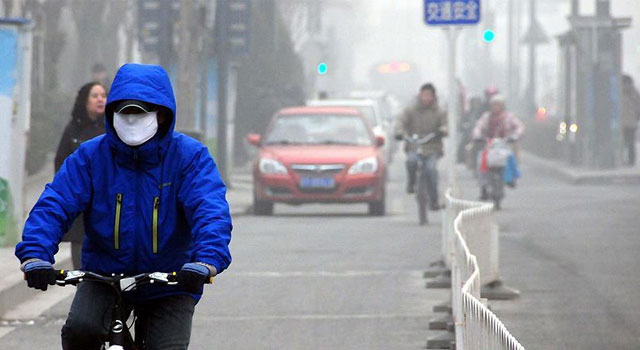 Çin'de hava kirliliğinde kırmızı alarm