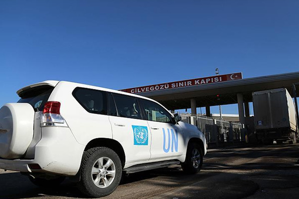 BM yardımları Cilvegözü'nden Suriye'ye geçti