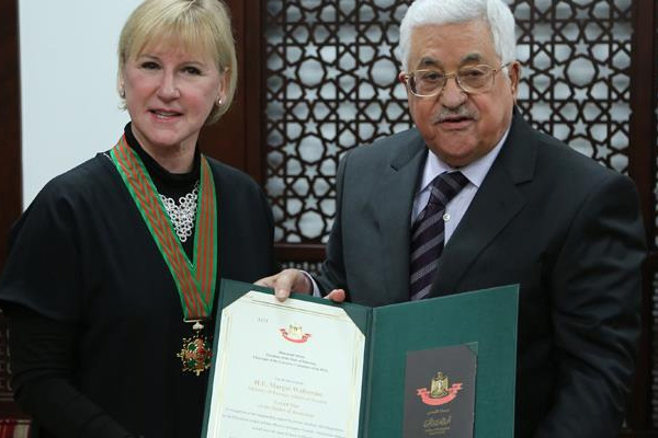 Abbas'tan İsveçli Bakan'a sürpriz