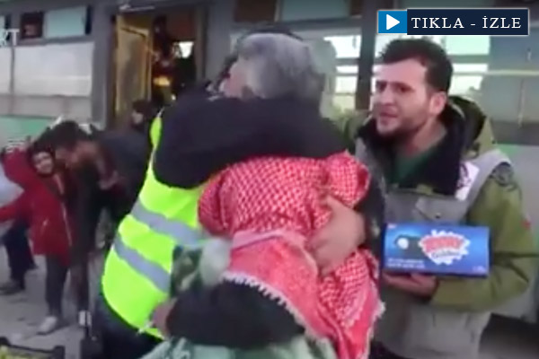 Katliamdan kurtulan Halep'linin sevinci