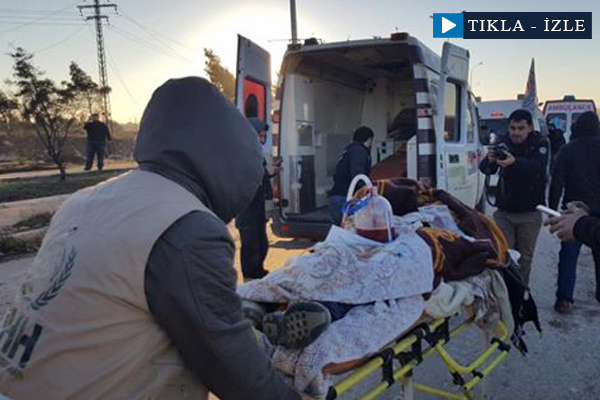 Halep'ten gelen yaralılar böyle karşılandı