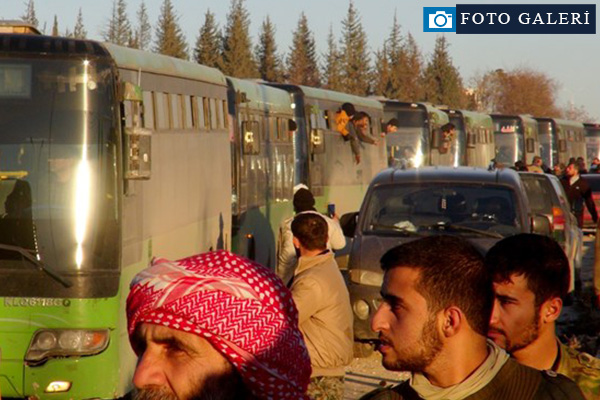 Halep'te son durum...Tahliyeler durduruldu!