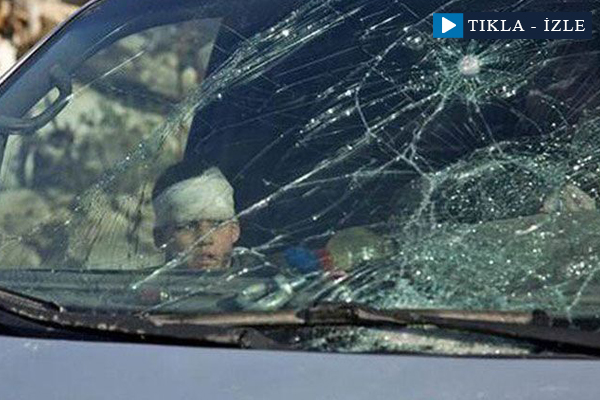 Tahliye sırasında sivillere saldırı anı kamerada